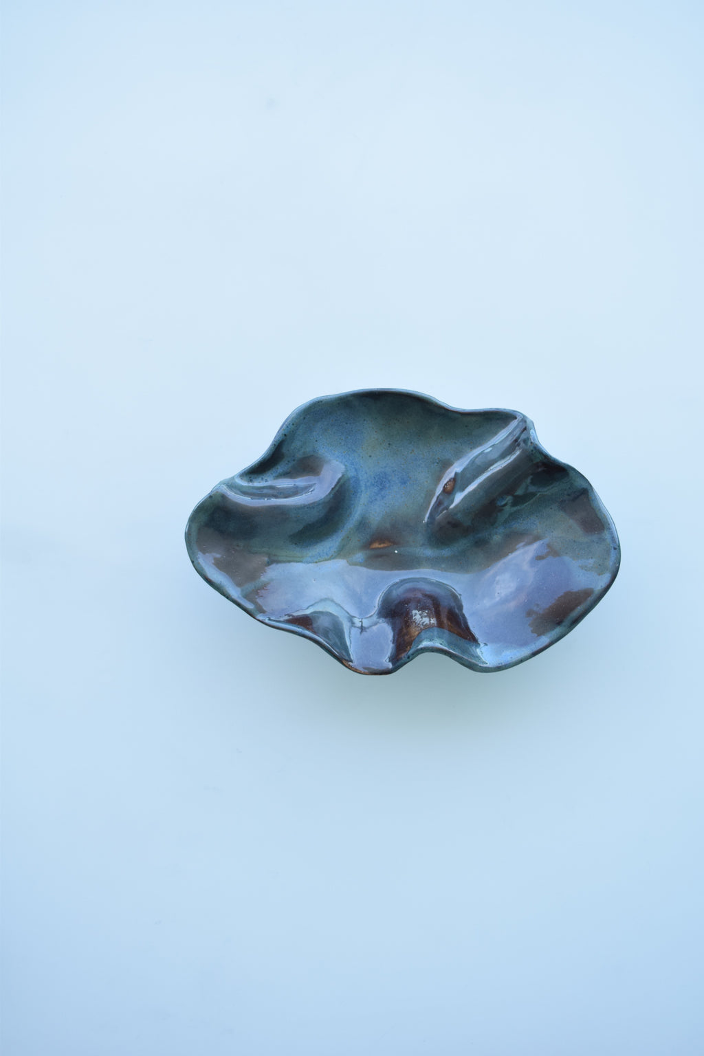 Abstract Bowl S - Blue