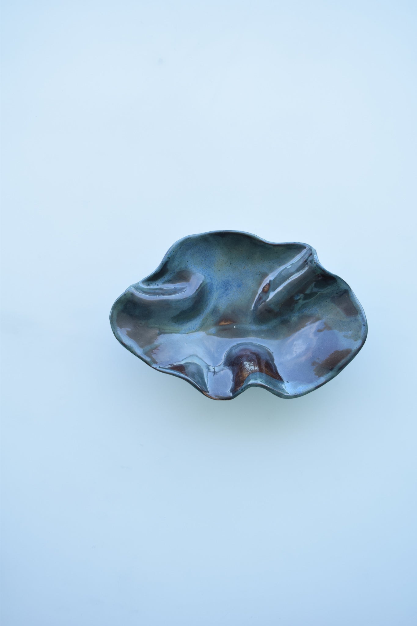 Abstract Bowl S - Blue