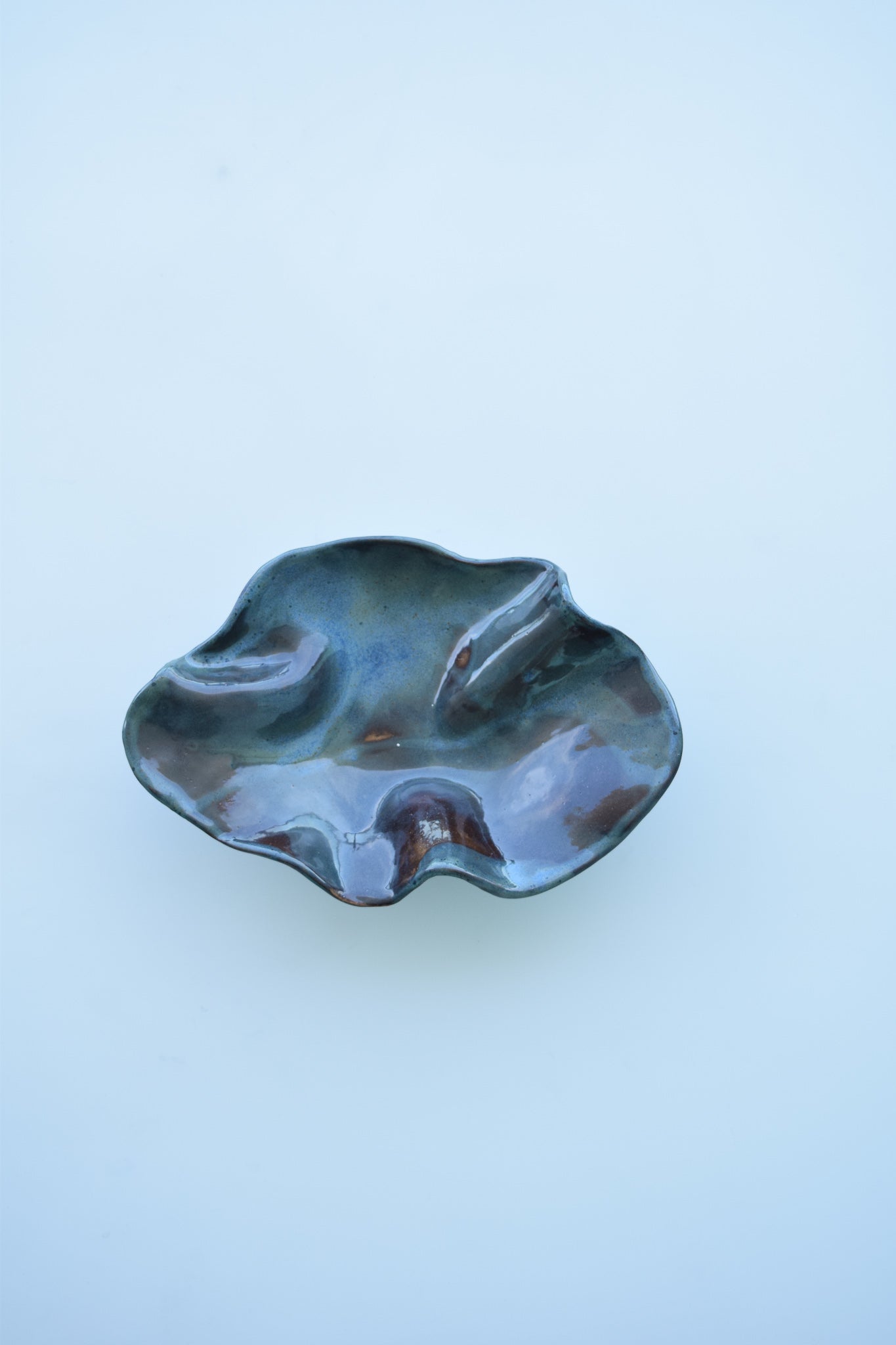 Abstract Bowl S - Blue