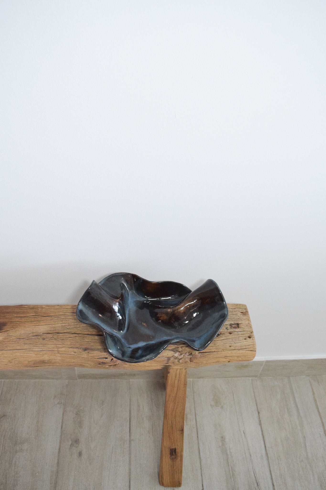 Abstract Bowl S - Blue