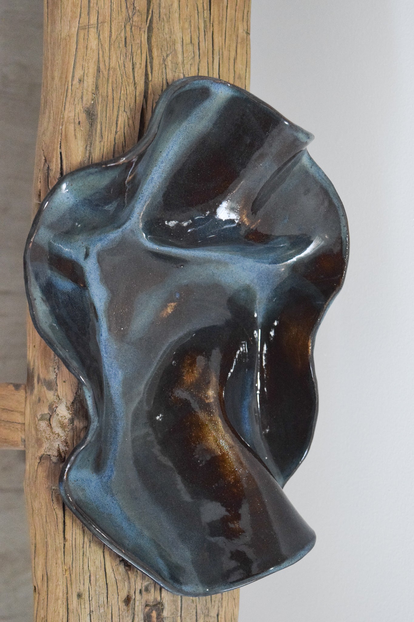Abstract Bowl L - Blue