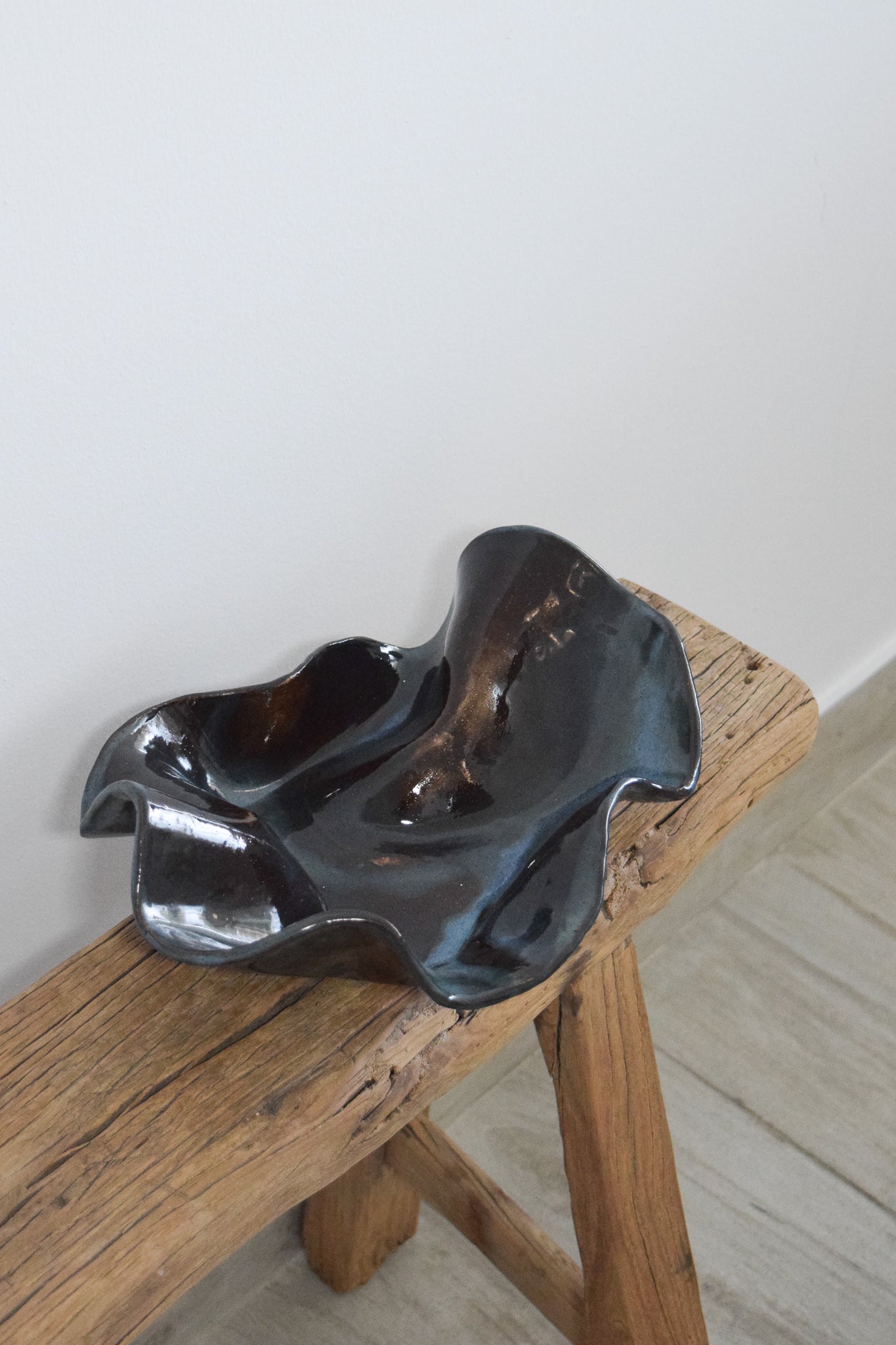 Abstract Bowl L - Blue