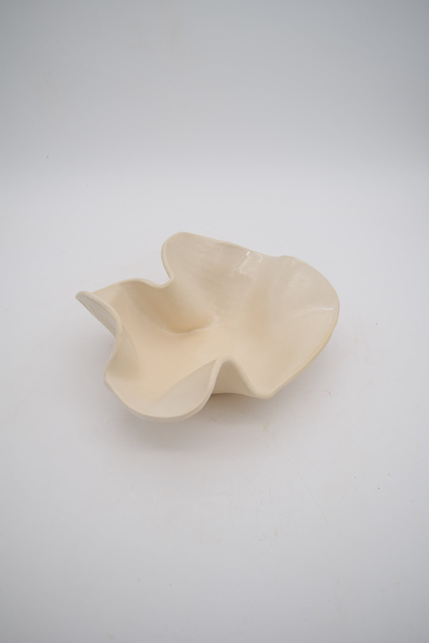 Abstract Bowl M - Clear