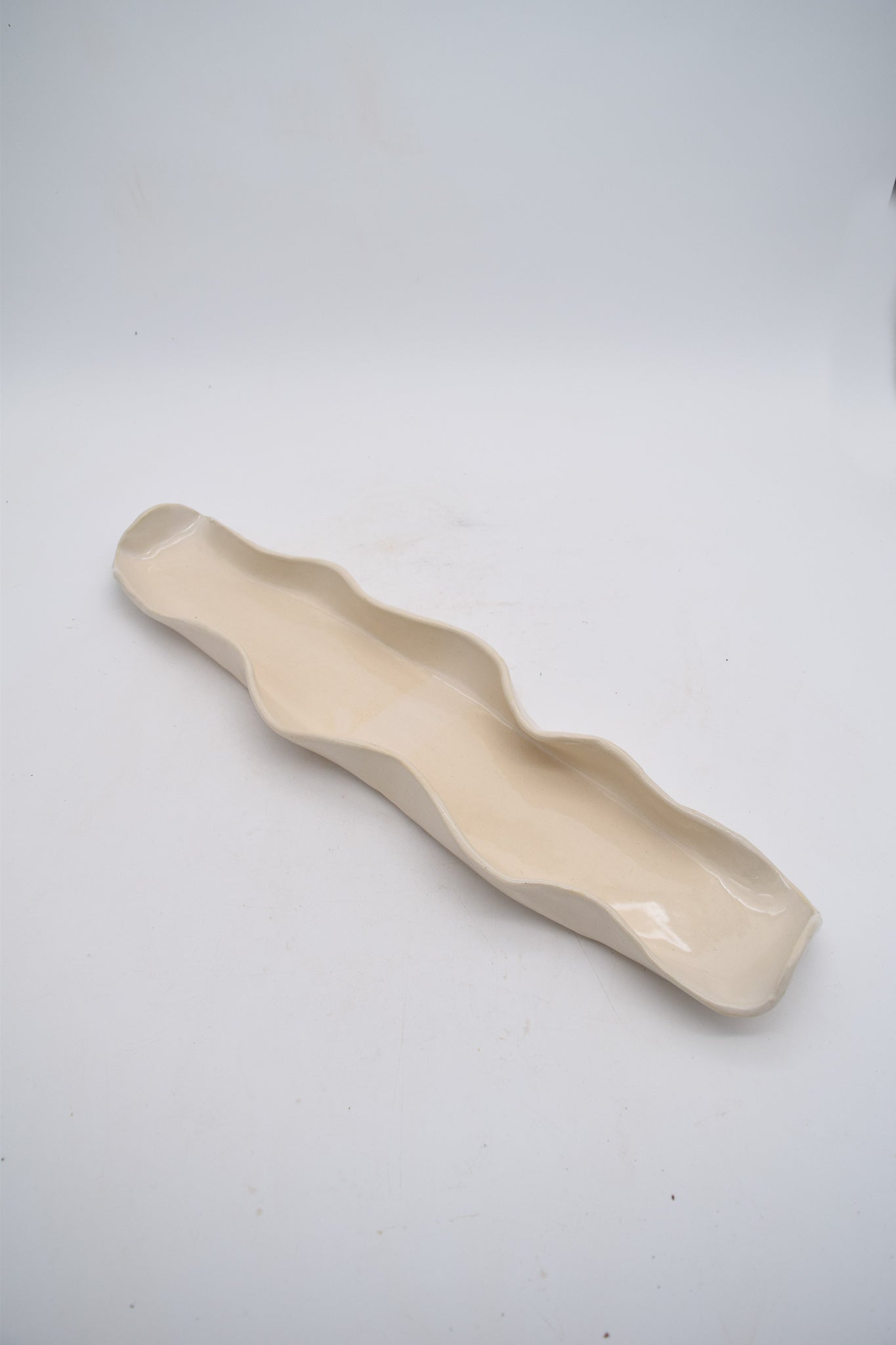 Wave Platter L - Clear