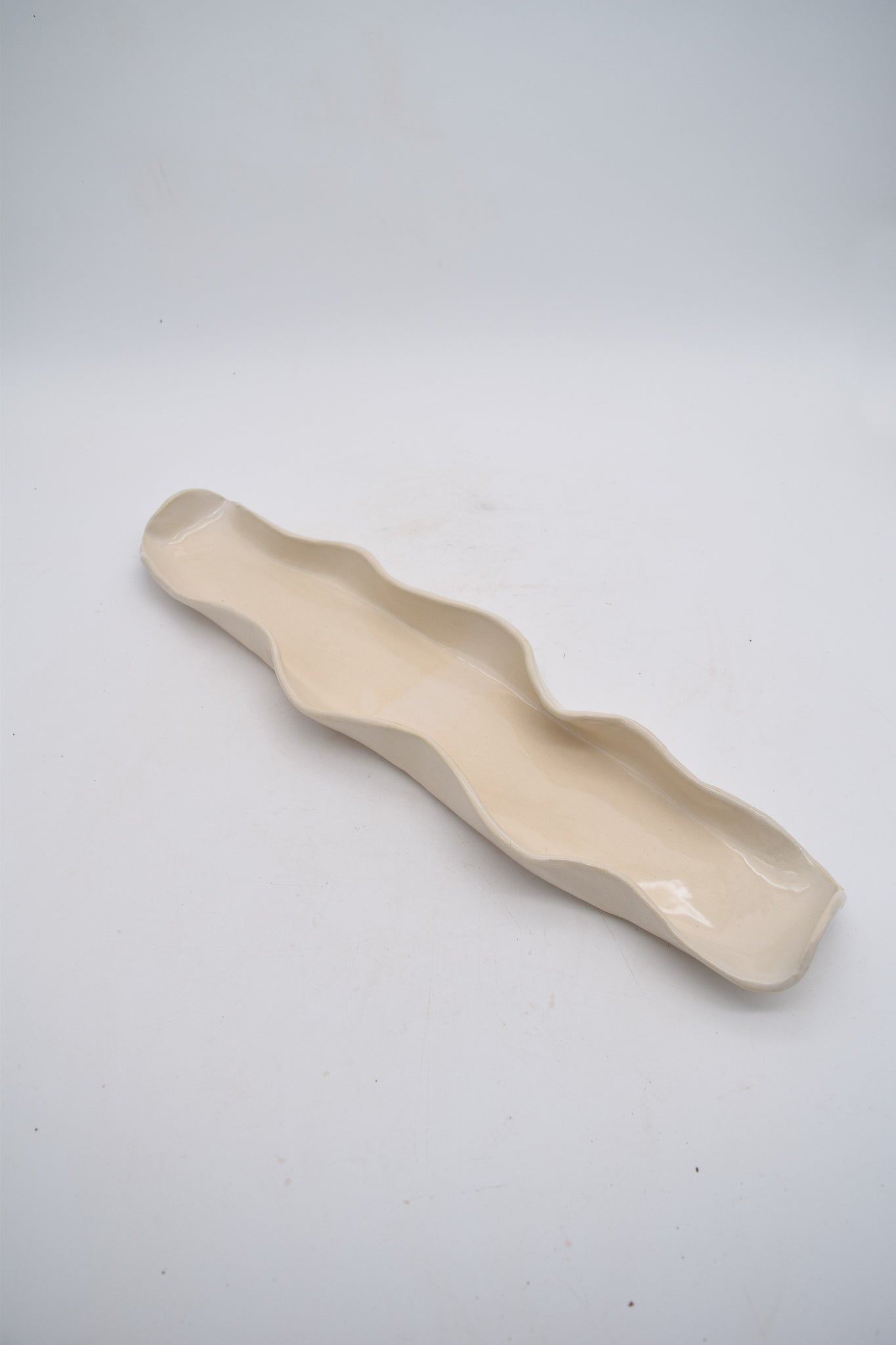 Wave Platter L - Clear