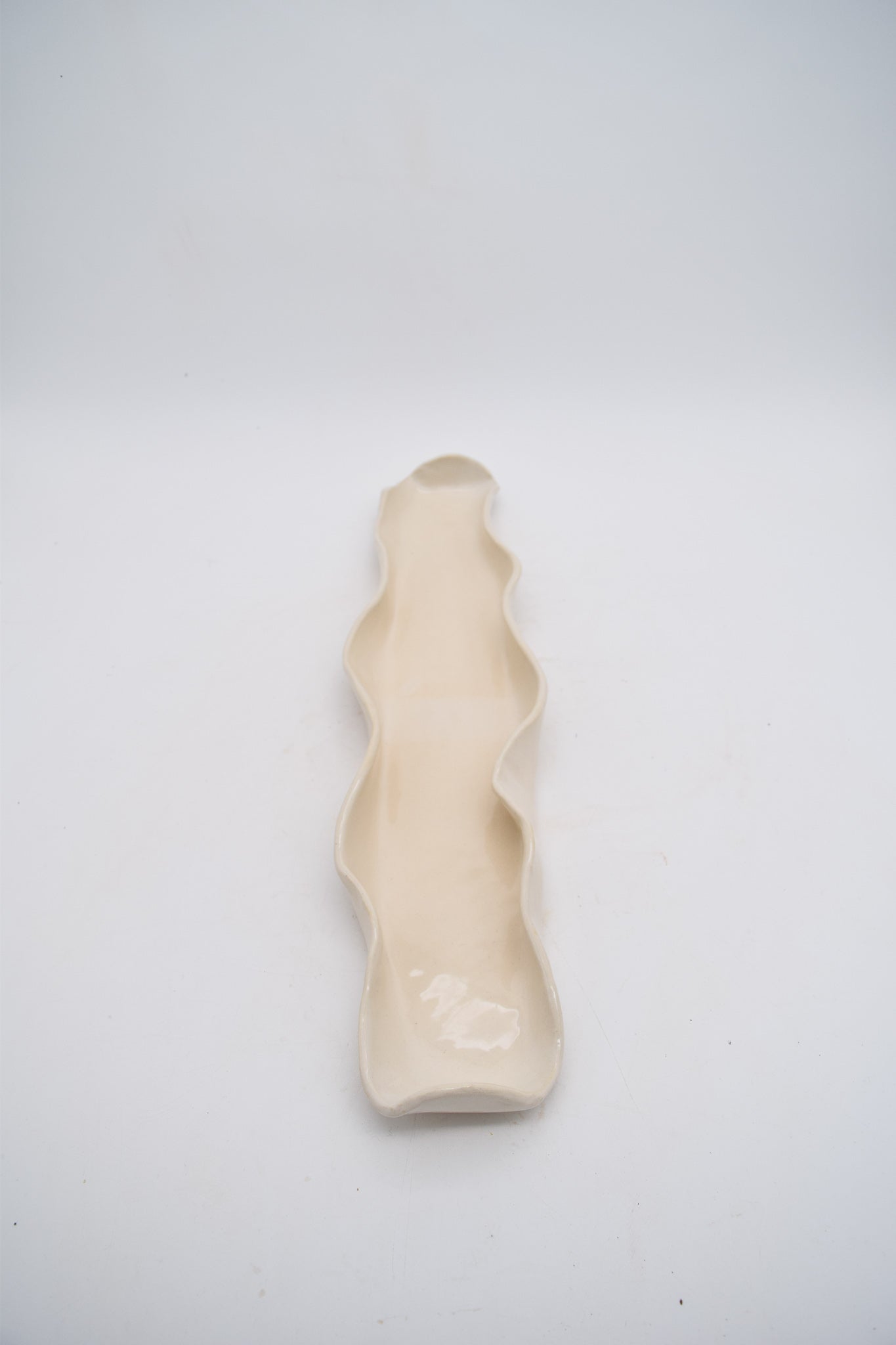 Wave Platter L - Clear