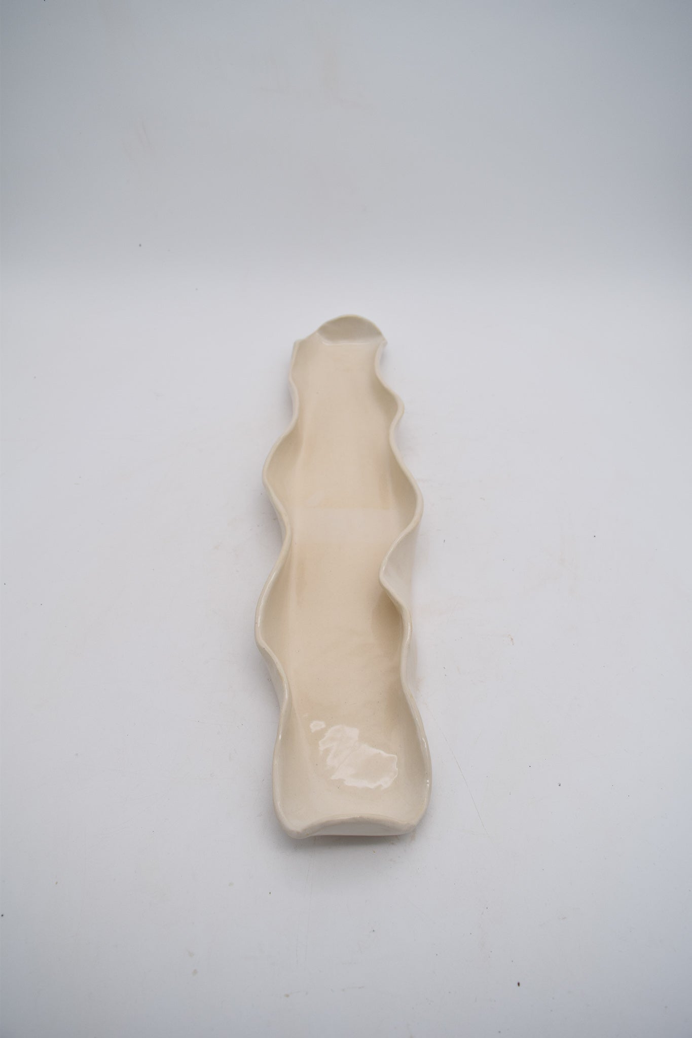 Wave Platter L - Clear